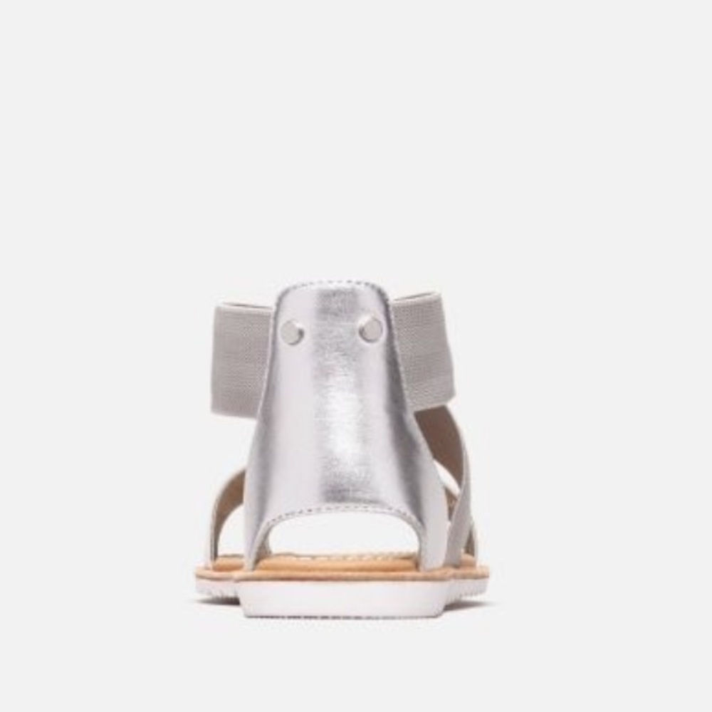 Sorel | Ella Strappy Sandals Pure Silver Size 6.5 - Picture 4 of 15